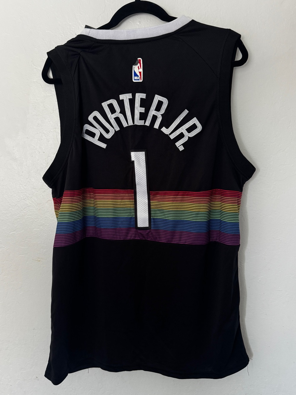 Denver Nuggets Michael Porter Jr. Dark Blue Stitched Jersey Size L